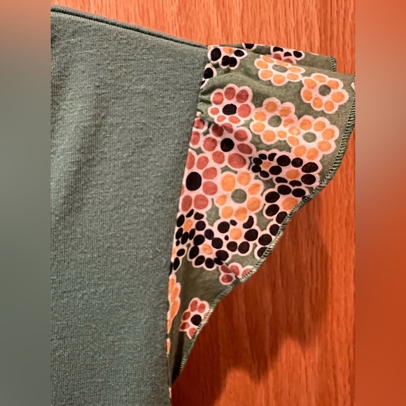 EUC Full Tilt Olive Green Floral Mini Skater Dress 2010’ish from Tilly’s - Picture 12 of 16